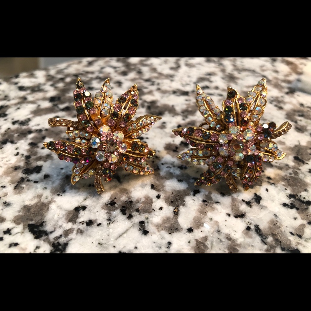 Barerra clip on earrings